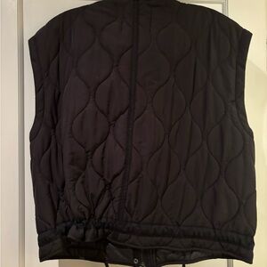 Black Quilted Women's Vest